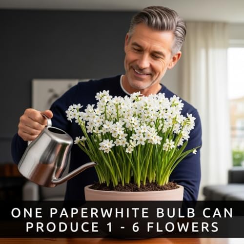 10 'Ziva' Paperwhites Flower Bulbs 14/15cm Bulbs - Image 4