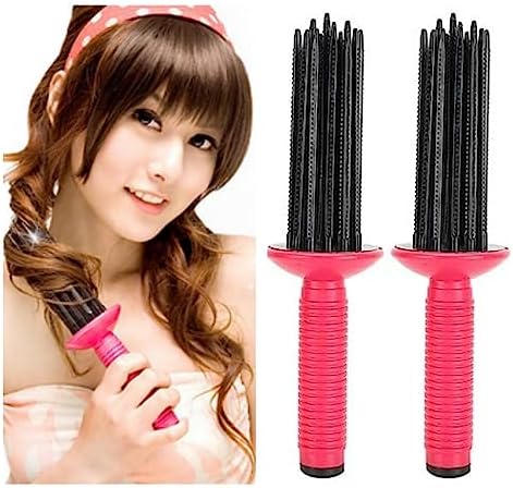 17 Teeth Curl Defining Brush, Professional Hair Styler Tool for Curly Hair, Salon and Home (2Pcs) by Neuvikter