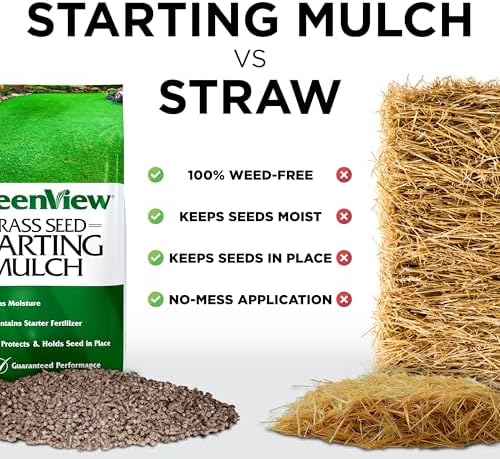 GreenView Grass Seed Starting Mulch, Grass Seed Cover, 18 lb. Bag - Image 7
