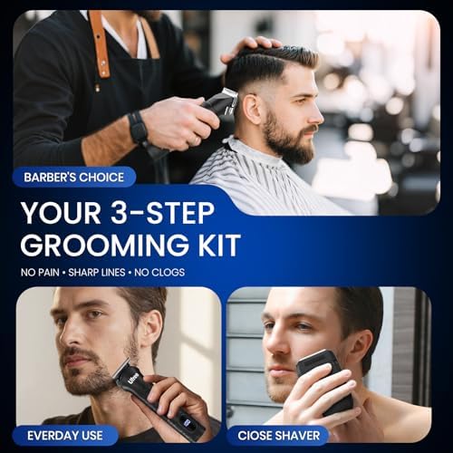 Ufree Hair Clippers for Men, Beard Trimmer, Foil Shaver 3-in-1 Grooming Kit - Image 7