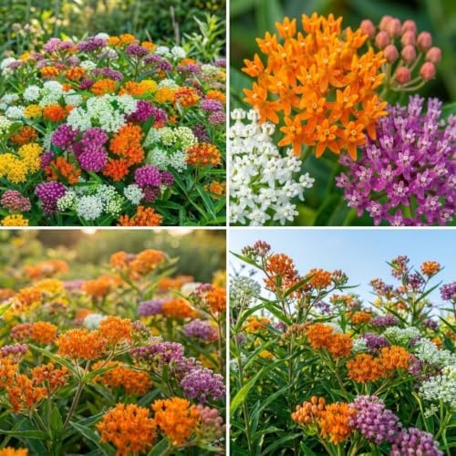 2 Mix Milkweed Live Plants, Asclepias Tuberosa Plant 4–6" Tall - Image 6