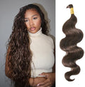 YWIGS Body Wave Bulk Human Braiding Hair for Boho Braids #4 50G 20inch by YWIGS