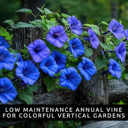 100 Blue Morning Glory Seeds | Climbing Flower Seeds for Planting - Image 6