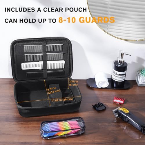 ProCase Hard Barber Accessories Case for Hair Clippers -Black - Image 2