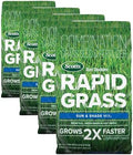 Scotts Turf Builder Rapid Grass Sun and Shade Mix, Combination Grass Seed and Fertilizer, Grows in Just Weeks, 5.6 lbs. (Pack of 4) by Unknown