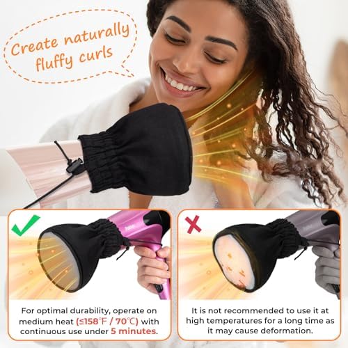 Hair Dryer Diffuser, Universal Difuser Cap for Hair Dryer Attachment - Image 5