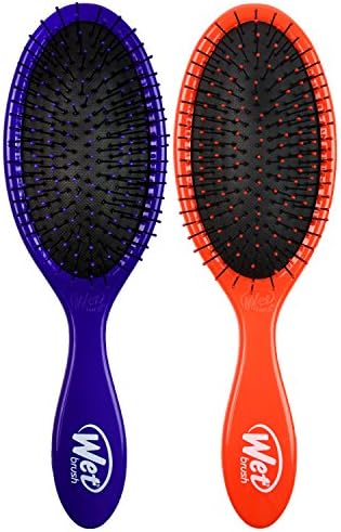 Wet Brush 2 Piece Original Detangler, Blue and Orange by WetBrush