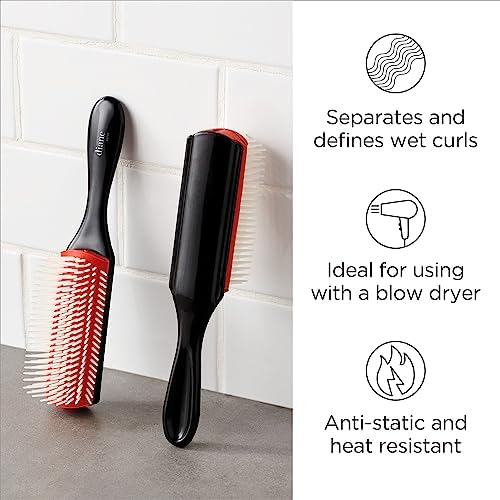 Diane Pro Nylon Pin Styling Hair Brush for Detangling, Separating, Shaping and Defining Wet Thick or Curly Hair, Glides Through Tangles with Ease - Image 2