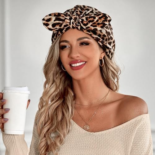Ababalaya Satin Lined Beanies for Women Chemo Headwear Sleep Cap - Image 5