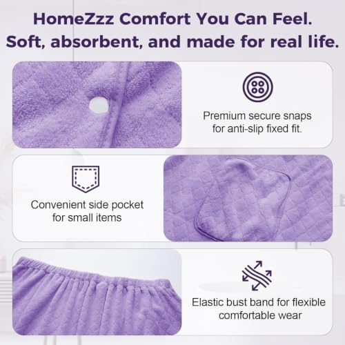 Oversized Bath Towel Wrap for Women with Plus Size Hair Dry Towel Set - Image 4