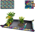 Extra Large Repotting Mat for Indoor Plants Transplanting and Dirt Control, Foldable Waterproof Succulent Potting Mat, Gardening Gifts for Plant Lovers (43.5"x29.5") by FocusonGardeningProjects