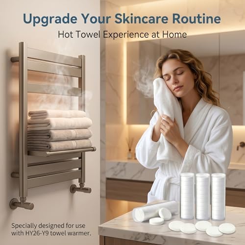 Disposable Face Towels, 80PCS Spa Soft Compressed Towels for Warmer, Portable Dry Wipes for Makeup Remover, Hot Towel Refills for Smart Heater, Warmer Use,Facial Hot Towel for Homel Spa - Image 4