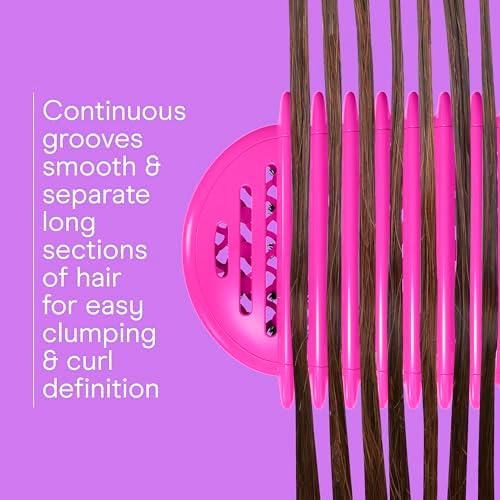 Conair Detangling Brush for Curly Hair & Hair Parting Tool, Loose Curls - Image 4