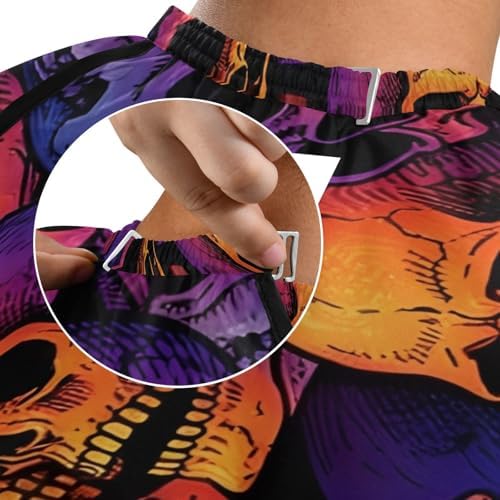 ALAZA Skull Pattern Barber Cape for Men Women, Waterproof Haircut Apron Beard Shaving Bib Hair Cutting Cloth 55 x 65 Inch - Image 6