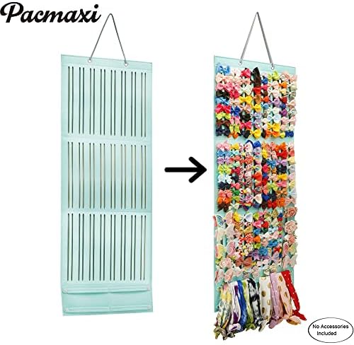PACMAXI Baby Girl Hair Bows Holder, Hair Clips Storage Hanger For Ribbons - Image 2