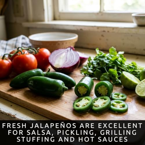 100 Jalapeno Pepper Seeds | Hot Peppers | Vegetable Seeds for Planting - Image 3