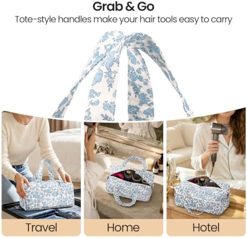 Hair Tools Travel Bag with PVC Pocket for Dyson Airwrap - Image 4