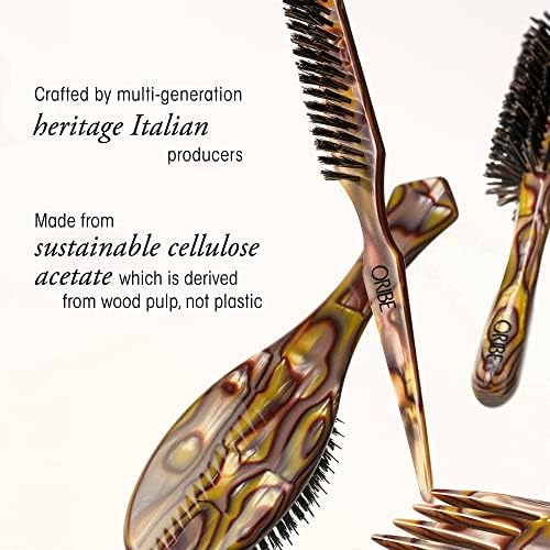 Oribe Teasing Brush - For Volume & Slick Back Styles - Smooths Flyaways - Image 3