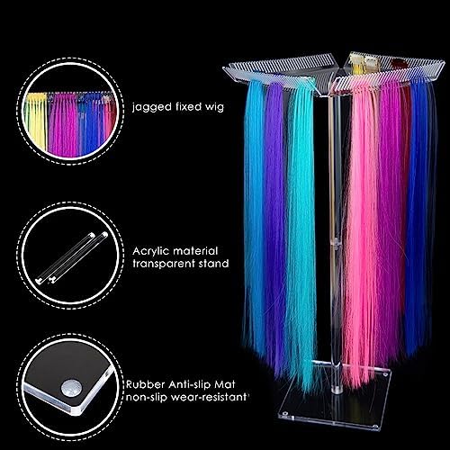 Acrylic Hair Extension Stand. Wigs Display Rack Stand (high 54CM) - Image 3