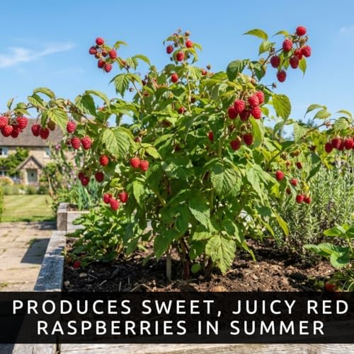2 Live Raspberry Plants for Planting – Premium Bare Root Berry Bushes – Sweet Red Raspberries – Cold Hardy, Fast Growing Fruit Plants for Outdoor Garden – High Yield Perennial Canes - Image 6