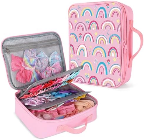 Bow Organizer for Girls, Bows Holder for Girls Hair, Bow Case Organizer by FruobeylaLittleBagsBigVi