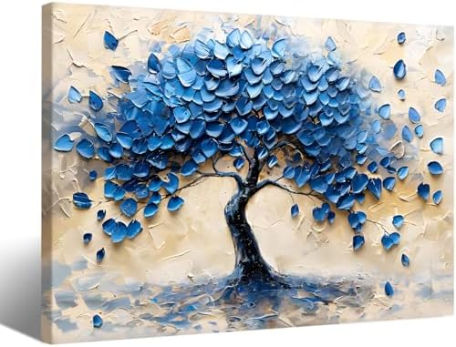 EEYNAQQ Tree of Life Wall Art 16x24 Inches Abstract Tree Canvas Painting by Unknown
