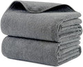 MICROFI New Microfiber Hair Drying Salon Towels, Quick Dry, Lint Free, 2 Pack 340 GSM (Gray) by Unknown