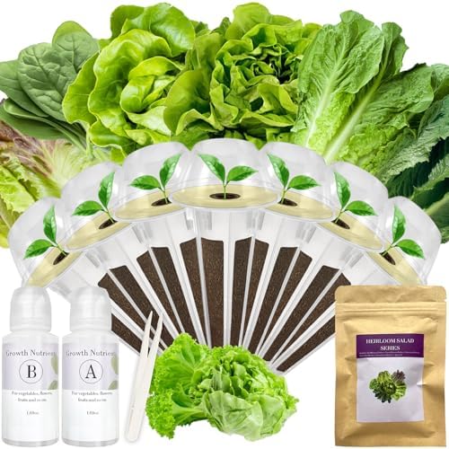 Salad Greens Seed Pod Kit for Hydroponic System-7 Pods by apoloseedic