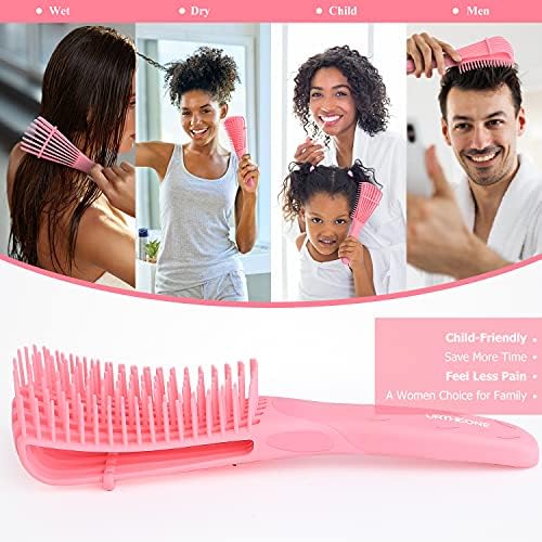 URTHEONE Detangling Brush for Black Natural Hair, 3A-4C Curly Afro Brush - Image 6