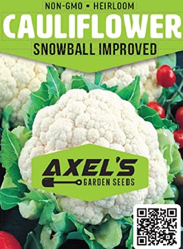 Snowball Cauliflower Seeds for Planting - Non-GMO Heirloom Packet with Instructions to Plant & Grow a Home Outdoor Vegetable Garden (200 Seeds) – Great Gardening Gift, 1 Packet - Image 2