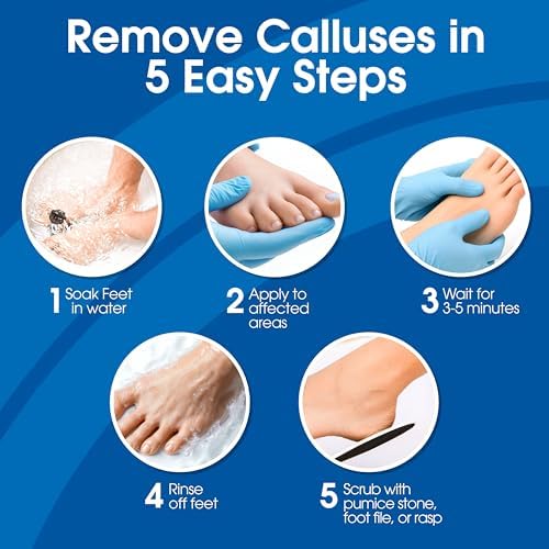 DeEnti Foot Callus Remover Gel, Dead Skin Remover for Feet, 16oz Unscented - Image 4