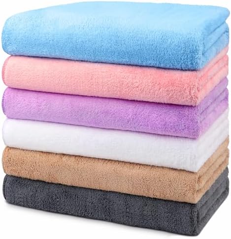 Orighty Bath Towels, Soft Feel Bath Towel, 6 Pack (24'' x 48'') by AllRightinOrighty