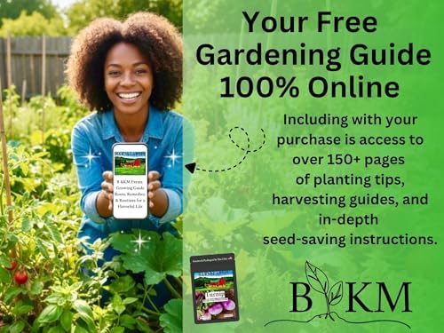 B&KM Farms Vegetable Seed Collection - 10 Varieties, 10,000+ Heirloom Non-GMO Seeds, Resealable Storage Packaging (10 Pack: The Essential Greens Collection) - Image 5