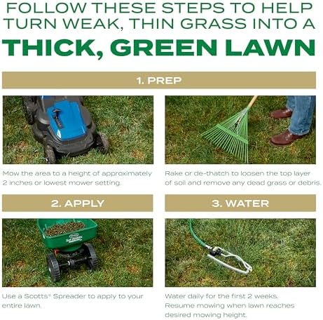 Scotts Turf Builder Thick'R Lawn Southern Gold Blend, 12 lbs. - Image 5