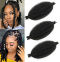 12 Inch Pre-Separated Springy Afro Twist Hair 3 Packs Black Pre-Fluffy Natural Curls are Perfect for Marley Crochet Hair Suitable for Black Women (1B#, 12 Inch (Pack of 3)) by Celie