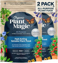 Organic Plant Magic Fertilizer Plant Food for Garden House Plant 1lb 2 Pack by OrganicPlantMagic