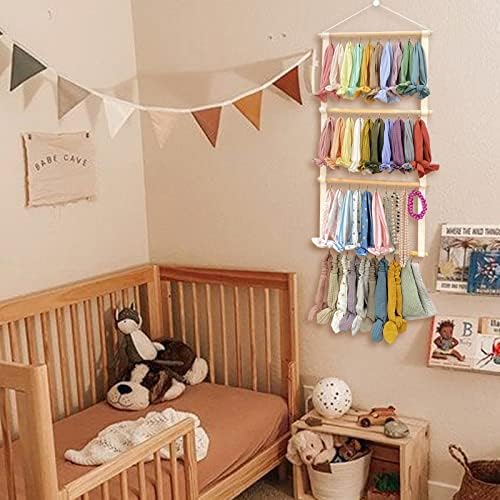 POVETIRE Headband Holder Bow Organizer for Girls, Baby Head Bands Storage - Image 6