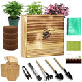 Bonsai Tree Growing Kit - All-in-One plant repotting mat Gardening Tools & User Manual, Unique Gift for Plant Lovers (Seeds Not Included)Gardening Gifts for Women Men Mom Father Birthday Thanksgiving by WNJ