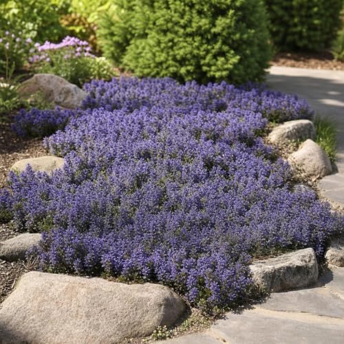 Chocolate Chip | 3 Live Plants | Ajuga Reptans | Ground Cover, Trailing Perennial, Low Maintenance, Shade Tolerant, Drought Tolerant, Vibrant Foliage, Easy to Grow, Evergreen, Fast Spreading - Image 4