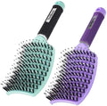 Boar Bristle Hair Brush Set – Wet/Dry Detangler for All Hair Types by TaiBest