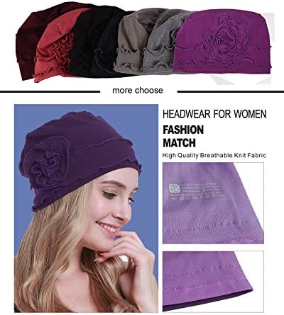 osvyo Chemo Headwear Turban Cap for Women - Cancer Beanie Hair Loss Sealed Packaging - Image 7