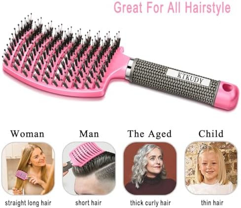 Detangling Brush for Women & Kids, Wet & Dry Hair, All Hair Types - Image 5