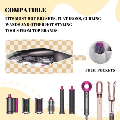 Hair Tools Travel Carrying Bag, Quilted Floral Bag for Shark Flexstyle - Image 3