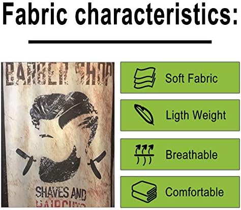 Barber Cape for Men, Haircut Cape with Snap Closures, Professional Salon Cutting Cape, Large Waterproof Hairdressing Cape Gown Apron for Hairstylist- 63”× 56”(Poster) - Image 4