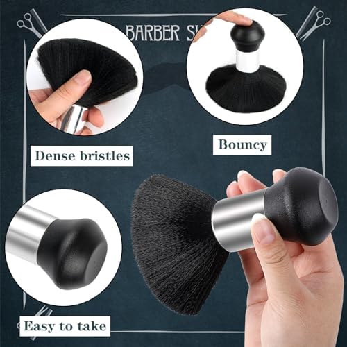 FEBSNOW Barber Cape Professional Hair Cutting Cape with Neck Duster Brush - Image 4