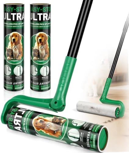VOUBIEN 10" Large Lint Roller for Pet Hair,Giant Roller for Floor,Carpets by VOUBIEN