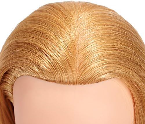 20-22" Mannequin Head with 100% Human Hair for Hairdresser - Image 5
