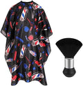 FEBSNOW Barber Cape Professional Hair Cutting Cape with Neck Duster Brush by HOMECRAFTBEAUTYBABY