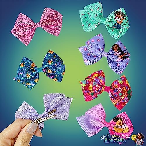 Disney Encanto Hair Bow Clips Bundle - 4 Inch Alligator Clips with Different Images, Ages 3+ - Image 6