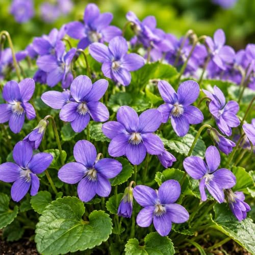 Violet Seeds for Planting, Viola philippica, Heirloom Non-GMO Violet Flower Seeds, High Germination Purple Perennial Viola for Shade Gardens Containers Borders and Woodland Gardens, 1600 Count - Image 6